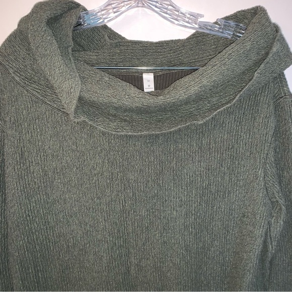 Lululemon Along the Way Dress Heathered Dark Olive M - Picture 7 of 11